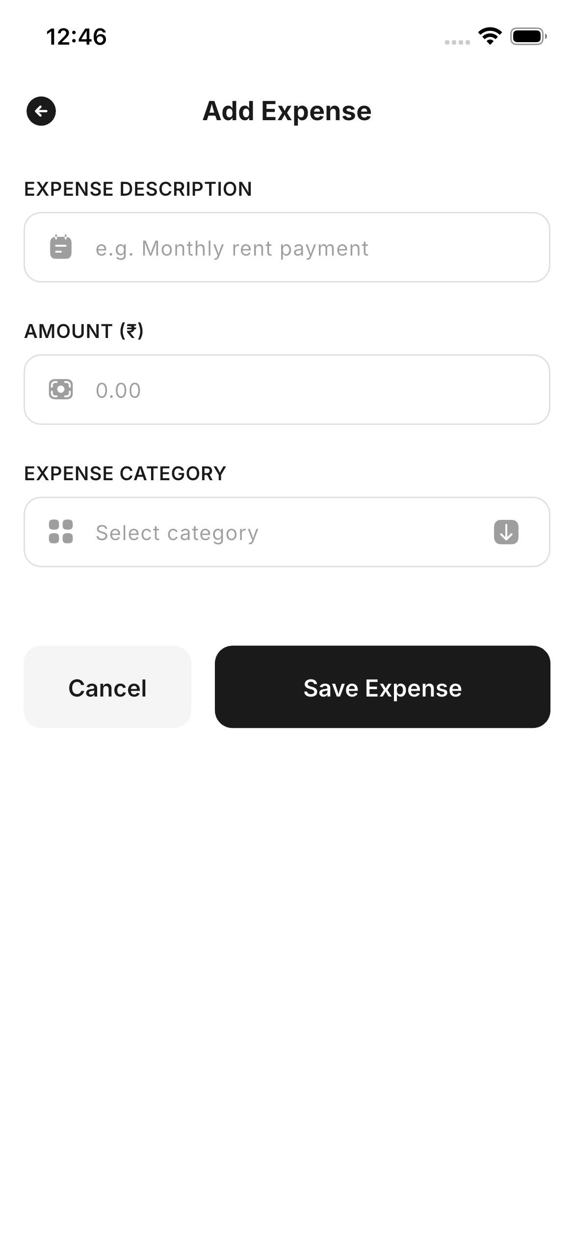 Add expense